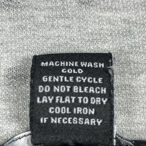 Elie McCarthy Size 2x Slinky Black And White Geometric Pattern Blouse 3/4 Sleeve - Picture 7 of 10